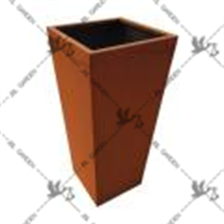 Planteur Rusty Corten Planter Decoration Pot de fleurs