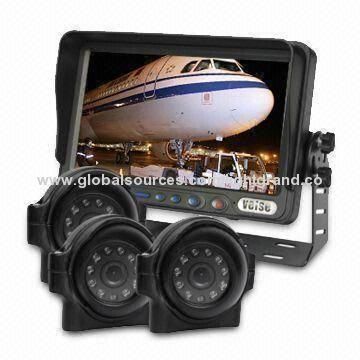 Catering Truck Rearview System with Aluminum Shell, IP68 Waterproof Side Camera