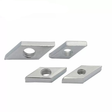 Installation Kit: Rhombus Connecting Nuts for M4, M5, M6, M8 Stainless Steel Diamond-Shaped Nuts for Aluminum Profiles