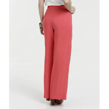 Women wide leg Pants with big size bowknot