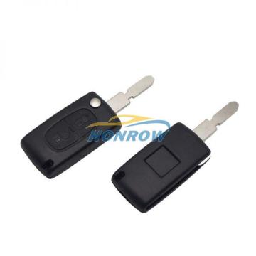 High quality Cit 406 blade 2 buttons flip remote key blank (NE78 Blade - 2Button - No battery place) (No Logo)