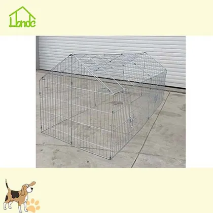 Small galvanized chicken crate for easy assembly