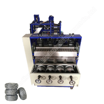 Automatic Wire Drawing and Scrubbing Machine for Steel Wool Production