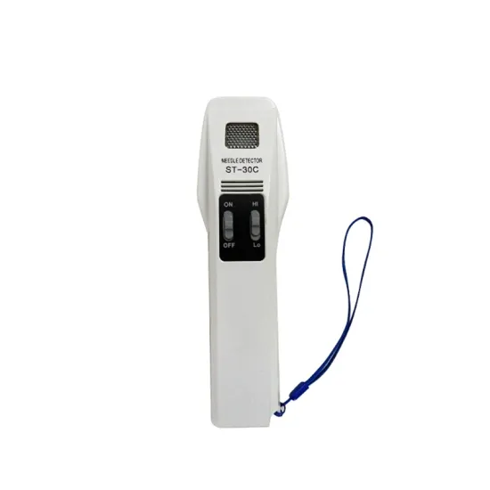 Handheld Metal Detector ST-30C: High Sensitivity Needle Probe for Broken Needle Detection