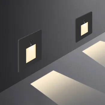 Waterproof Nordic Modern IP54 LED Smart Stairs and Step Foot Lighting: Indoor/Outdoor Recessed Ladder Lights and Wall Lamp for Corners - 3W