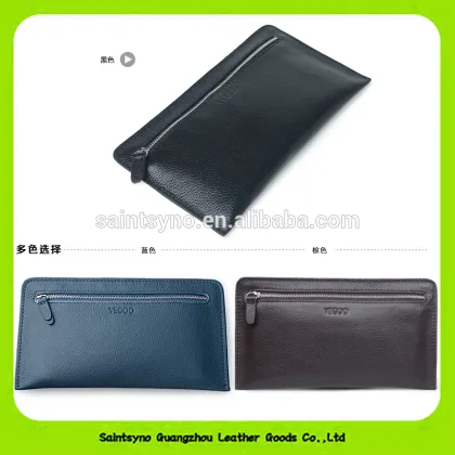 16950 Hot multifunction leather famous mens long wallet best brand