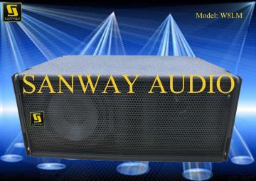 W8lm Professional Mini Three Way Line Array Speaker System, Pro Audio Speaker Manufacturers
