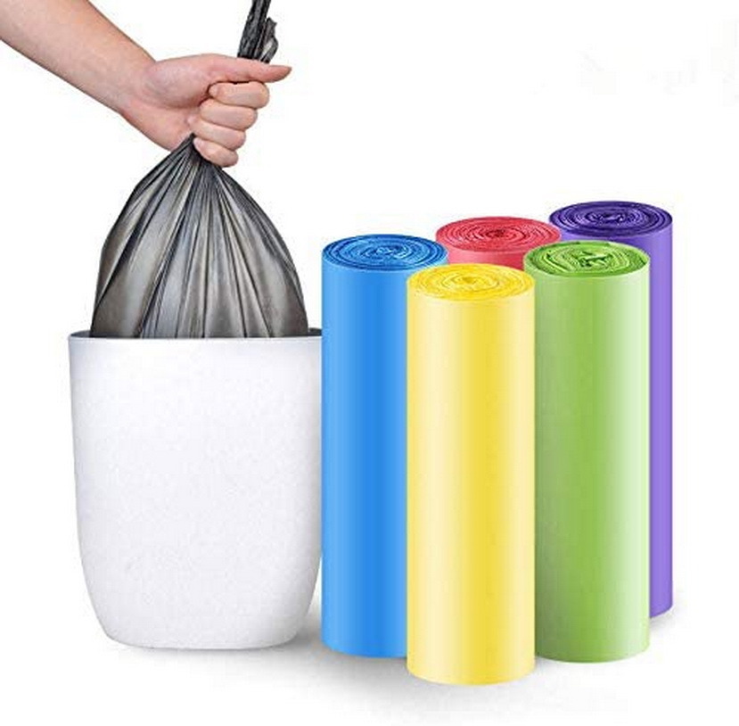 HDPE Plastic Flat Trash Garbage Bin Liner Dustbin Plastic Bags