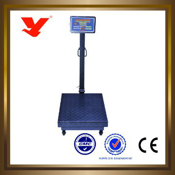 Heavy-duty fold-able weighing scale 500kg stainless steel monitor 908