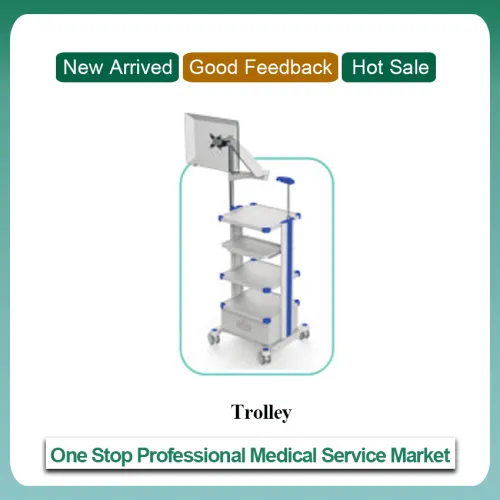 Et0012 Hospital Medical Endoscope Trolley With More Shelves 1.1m (pls