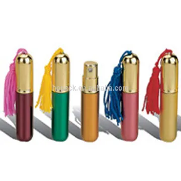 5ml alum with plastic perfume bottle pump atomizer