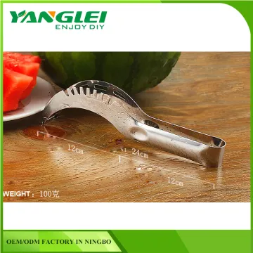 Watermelon Corer And Slicer Cut Fruit Fast Stainless Steel New