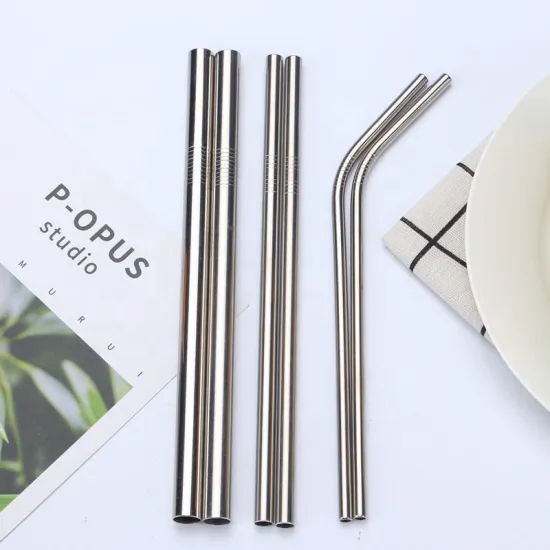 Reusable Bubble Tea Stainless Steel Straws