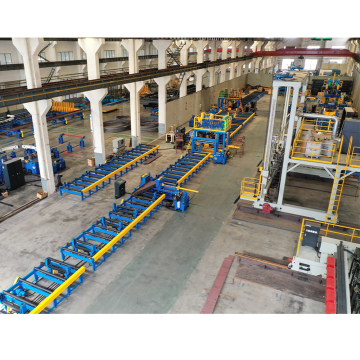 H-Section Steel Steel Structure Horizontal Production Line