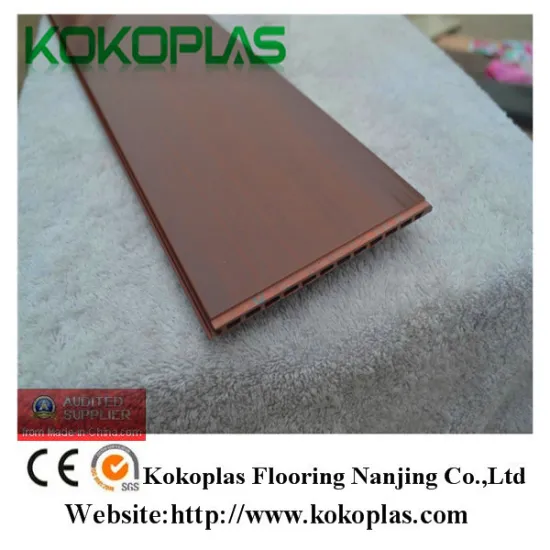 Plastic Wooden Waterproof WPC Parquet Flooring