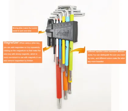 colorful allen key CRV mirror surface