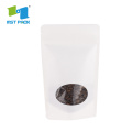 Stand Up Brown Kraft Paper bag for coffee