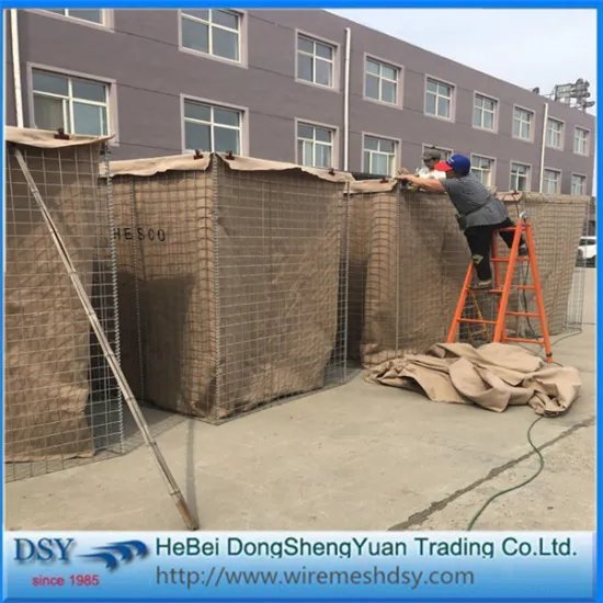 Hot dip galvanized Hesco Barriers for Sale