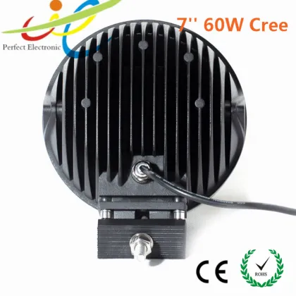 7"60W offroad Cree LED driving light,truck work light,4x4,tractor cree led work light
