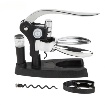 Wine Lover's Gift Set: Bottle Opener, Foil Cutter, Stopper, Aerator, Corkscrew - Christmas Gifts Upgraded