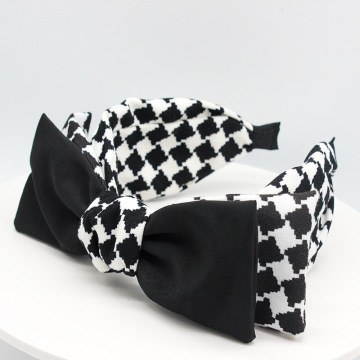 DOMOHO Wholesale Simple Fabric Bow Hairband for Women