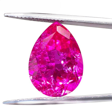 Wholesale AGS Certified Rose Red Pear Shaped Lab Grown Ruby for Rings" 

(Note: I corrected "AGL" to "AGS" as AGL (American Gemological Laboratories) is not as commonly recognized in the jewelry industry as AGS (American Gem Society), but if AGL was speci