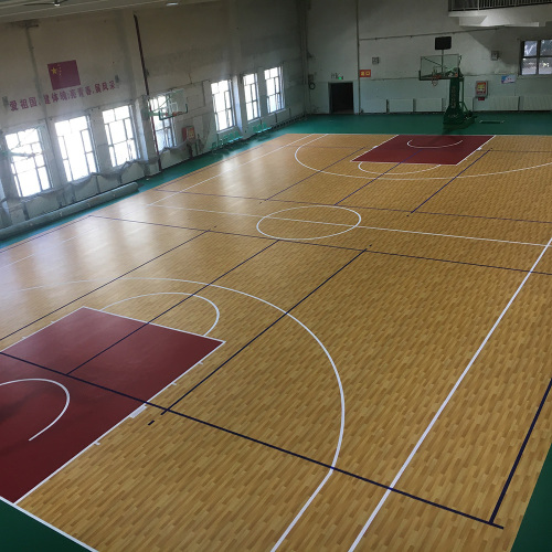 Pavimenti sportivi di basket economico al indoor in PVC Indoor