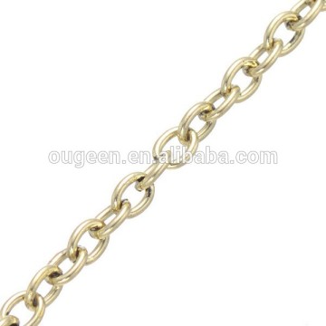 4.3*3.2mm 2015 hot sale cross jewelry chain factory dubai new gold chain design