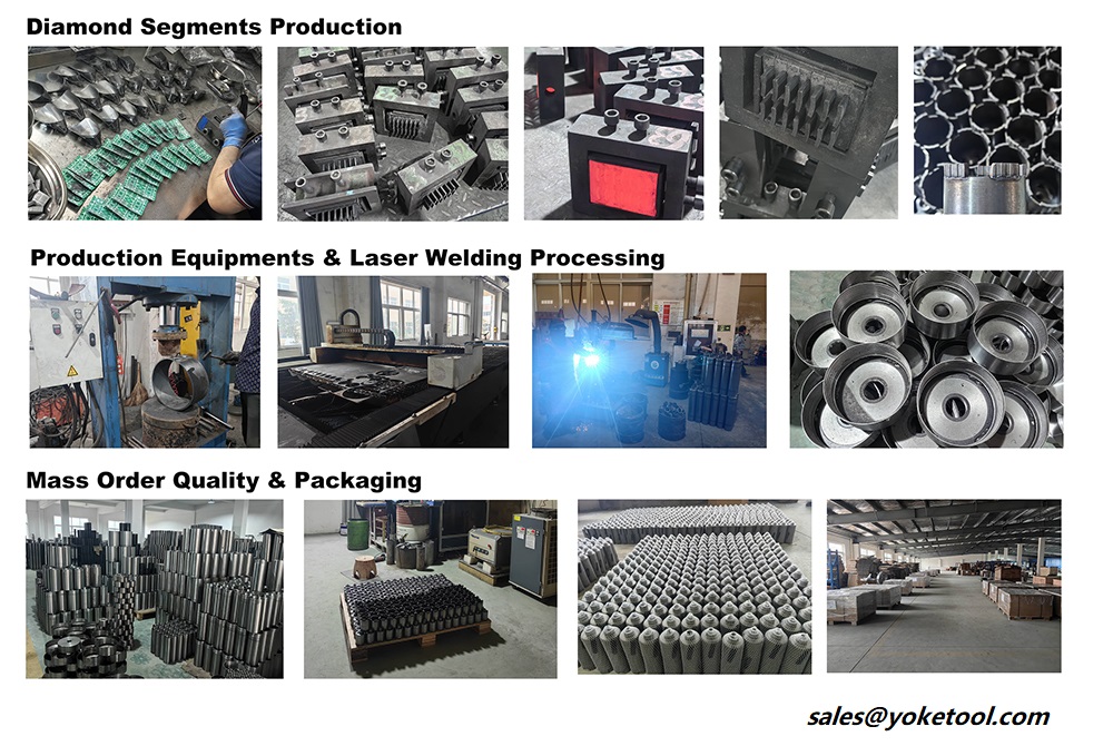 Yoketool Diamond Core Drill Bit Production Process and Factory Shown