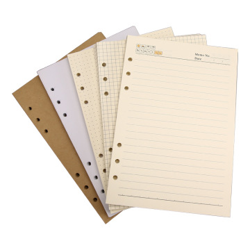 Recyclable A5 Planner Notebook Filler Paper - 6 Ring Binding
