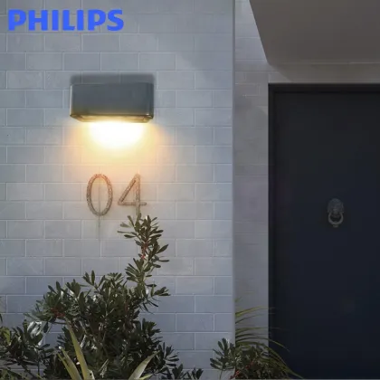 Philips BWS161 7.5W Outdoor Waterproof Square LED Wall Lamp