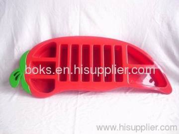 Pimenta forma plástico Diy dividido placas
