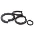 DIN127 spring lock washer black zinc