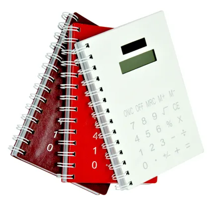 Pocketbook PU Cover Notebook Calculator