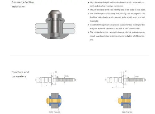 Hem-firm Blind Rivets(stainless Steel), High Quality Hem-firm Blind ...