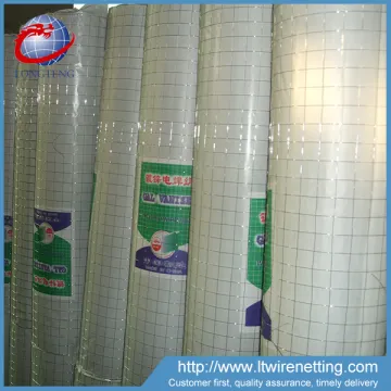 High quality 13 gauge galvanized square hole welded wire mesh