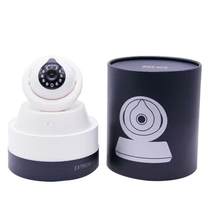 Customized paper tube packaging box with protective pads