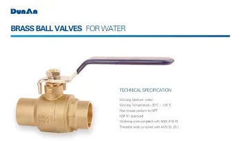 ball valves for water