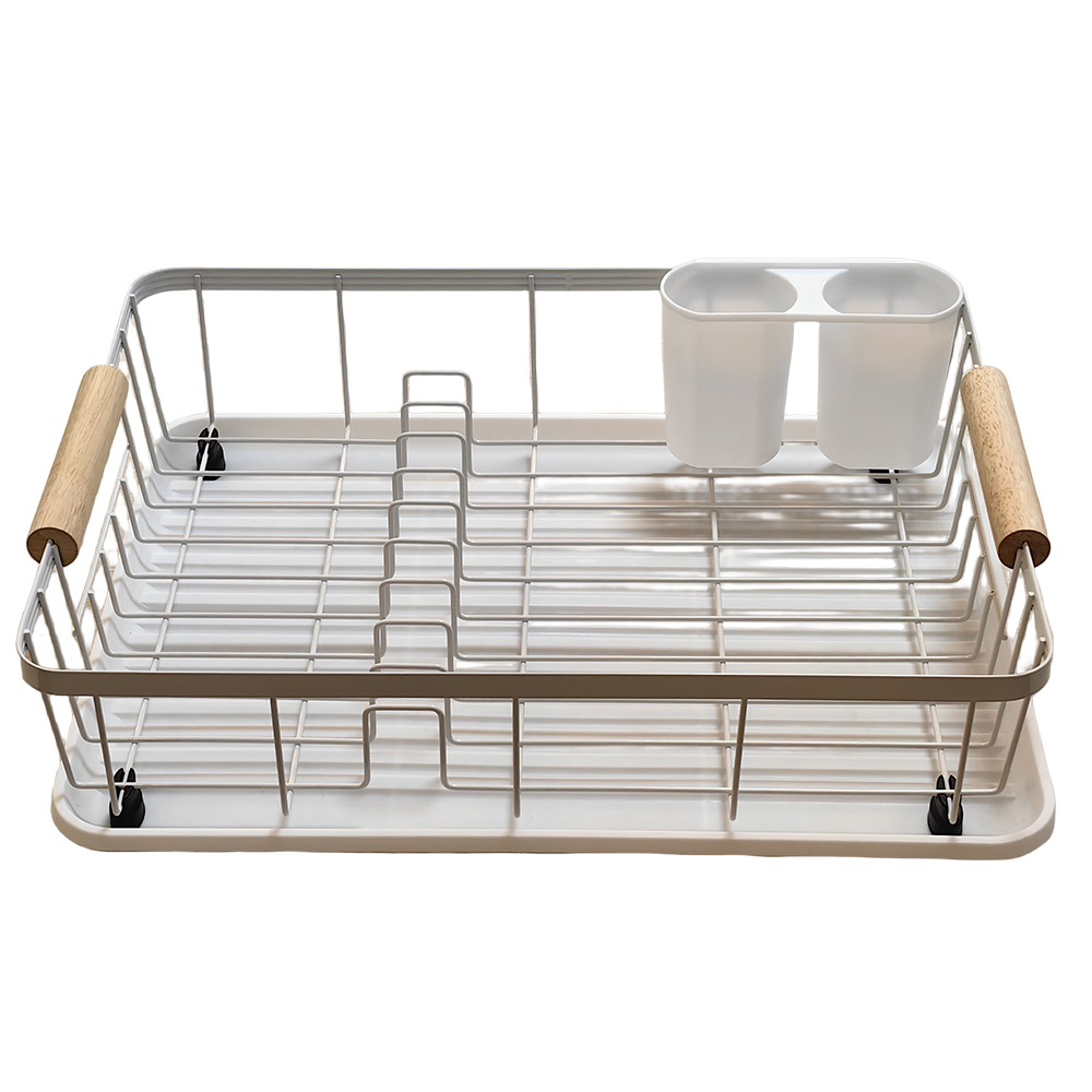 Metal Dish Rack With Drain Tray