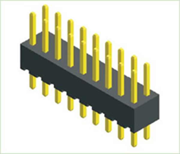 Η κεφαλίδα PIN 2.54mm PIN Straight Dip Single Press-Fit