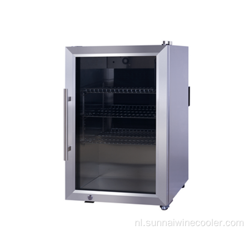 66L glazen deur compacte koelkasten koeler voor frisdrank
