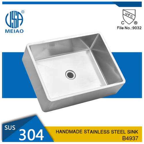 Bathroom Sinks Stainless Steel 1.2 Handmade Bathroom Sink for Sale Manufactory