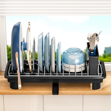 Premium Metal Narrow Dish Rack Holder