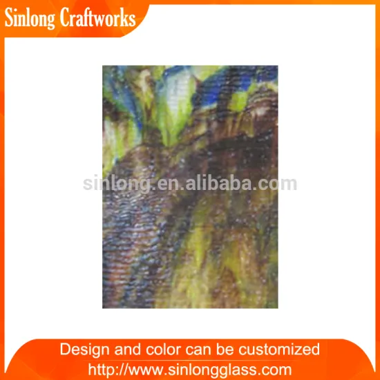 3mm thick colored cathedral glass sheets