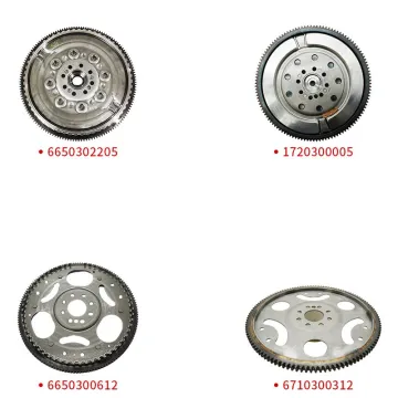 OEM Replacement Flywheel for Various SSANGYONG Models: 6650302205, 1720300005, Suitable for Actyon, Kyron, Korando, Rexton, Rodius, Dual Mass Flywheel