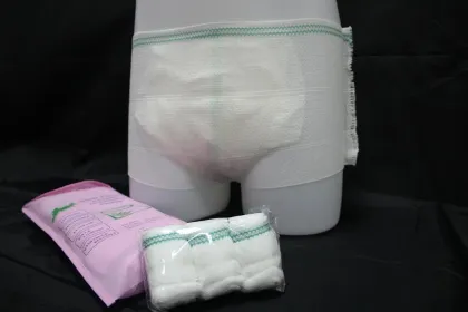 Warp Knitting S, M, L Disposable Incontinence Pants Maternity Mesh Pants For Women