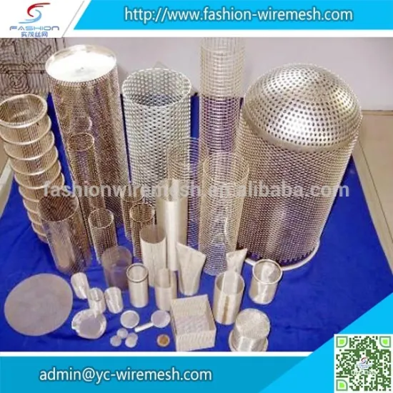 Factory price punching hole meshes , Stainless Steel Wire Filter Mesh