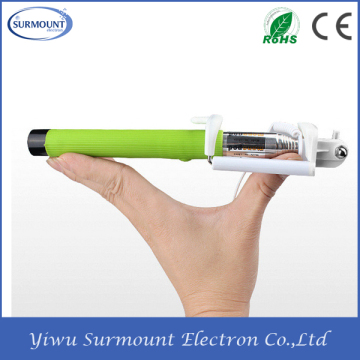 Wholsale Foldable Cable Monopod Z07-6s cable take pole selfie stick monopod