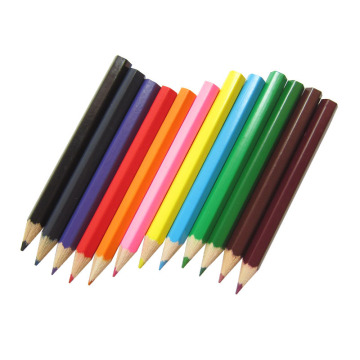 Custom 3.5 Inch Mini Student Children Painting Wood 6 Color Pencil Set