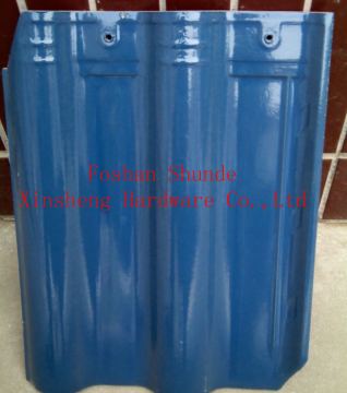 Hight Quality Blues Colors Ceramic Roof Tiles for Sale (300*400)